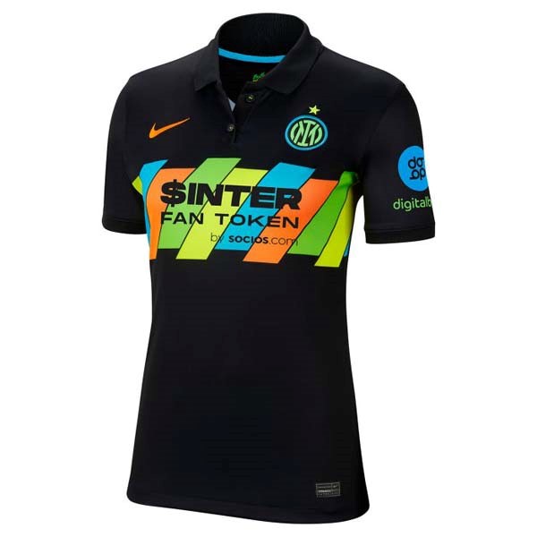 Ausweichtrikot Inter Milan Damen 2021-2022 Günstige Fußballtrikots